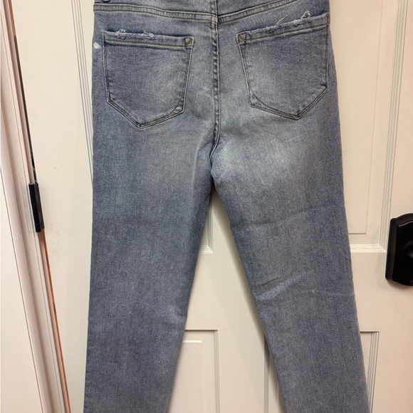 Kensie Light Blue Straight Leg Jeans - Picture 3 of 3